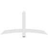 12/12 Pitch Bellingham Smooth Gable Bracket, PVC GBW060X30X0204BEL00PVC