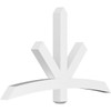 14/12 Pitch Alberta Smooth Gable Bracket, PVC GBW060X35X0404ALB00PVC