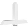 14/12 Pitch Eugene Smooth Gable Bracket, PVC GBW060X35X0606EUG00PVC