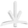 15/12 Pitch Alberta Smooth Gable Bracket, PVC GBW060X38X0404ALB00PVC