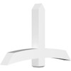 15/12 Pitch Bellingham Smooth Gable Bracket, PVC GBW060X38X0606BEL00PVC