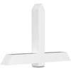 15/12 Pitch Eugene Smooth Gable Bracket, PVC GBW060X38X0606EUG00PVC