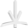 16/12 Pitch Alberta Smooth Gable Bracket, PVC GBW060X40X0404ALB00PVC