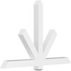 16/12 Pitch Kennewick Smooth Gable Bracket, PVC GBW060X40X0404KEN00PVC