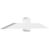 4/12 Pitch Eugene Smooth Gable Bracket, PVC GBW072X12X0606EUG00PVC