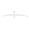 5/12 Pitch Bellingham Smooth Gable Bracket, PVC GBW072X15X0404BEL00PVC