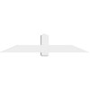 5/12 Pitch Eugene Smooth Gable Bracket, PVC GBW072X15X0406EUG00PVC