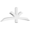 8/12 Pitch Davenport Smooth Gable Bracket, PVC GBW072X24X0404DAV00PVC