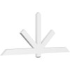 10/12 Pitch Kennewick Smooth Gable Bracket, PVC GBW072X30X0204KEN00PVC