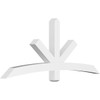 10/12 Pitch Alberta Smooth Gable Bracket, PVC GBW072X30X0404ALB00PVC