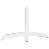 11/12 Pitch Bellingham Smooth Gable Bracket, PVC GBW072X33X0204BEL00PVC