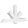 11/12 Pitch Kennewick Smooth Gable Bracket, PVC GBW072X33X0606KEN00PVC