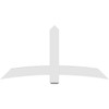 12/12 Pitch Bellingham Smooth Gable Bracket, PVC GBW072X36X0206BEL00PVC