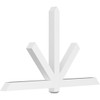 14/12 Pitch Kennewick Smooth Gable Bracket, PVC GBW072X42X0404KEN00PVC