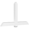 14/12 Pitch Eugene Smooth Gable Bracket, PVC GBW072X42X0406EUG00PVC