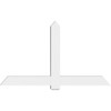 14/12 Pitch Eugene Smooth Gable Bracket, PVC GBW072X42X0406EUG00PVC