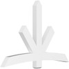 16/12 Pitch Alberta Smooth Gable Bracket, PVC GBW072X48X0406ALB00PVC