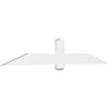 4/12 Pitch Eugene Smooth Gable Bracket, PVC GBW084X14X0206EUG00PVC