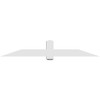 4/12 Pitch Eugene Smooth Gable Bracket, PVC GBW084X14X0606EUG00PVC