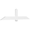 6/12 Pitch Eugene Smooth Gable Bracket, PVC GBW084X21X0206EUG00PVC