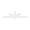 6/12 Pitch Kennewick Smooth Gable Bracket, PVC GBW084X21X0606KEN00PVC