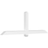 8/12 Pitch Eugene Smooth Gable Bracket, PVC GBW084X28X0404EUG00PVC