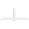 10/12 Pitch Eugene Smooth Gable Bracket, PVC GBW084X35X0406EUG00PVC