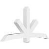 12/12 Pitch Alberta Smooth Gable Bracket, PVC GBW084X42X0606ALB00PVC