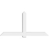 12/12 Pitch Eugene Smooth Gable Bracket, PVC GBW084X42X0606EUG00PVC