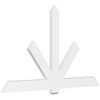 14/12 Pitch Kennewick Smooth Gable Bracket, PVC GBW084X49X0206KEN00PVC