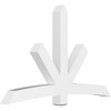 15/12 Pitch Alberta Smooth Gable Bracket, PVC GBW084X53X0606ALB00PVC