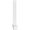 15/12 Pitch Eugene Smooth Gable Bracket, PVC GBW084X53X0606EUG00PVC