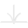 16/12 Pitch Redmond Smooth Gable Bracket, PVC GBW084X56X0404RED00PVC