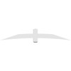 4/12 Pitch Bellingham Smooth Gable Bracket, PVC GBW096X16X0406BEL00PVC