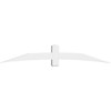 4/12 Pitch Bellingham Smooth Gable Bracket, PVC GBW096X16X0606BEL00PVC