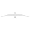 4/12 Pitch Bellingham Smooth Gable Bracket, PVC GBW096X16X0606BEL00PVC