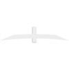 5/12 Pitch Bellingham Smooth Gable Bracket, PVC GBW096X20X0206BEL00PVC