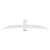 5/12 Pitch Bellingham Smooth Gable Bracket, PVC GBW096X20X0406BEL00PVC