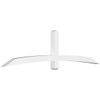 6/12 Pitch Bellingham Smooth Gable Bracket, PVC GBW096X24X0404BEL00PVC