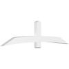 6/12 Pitch Bellingham Smooth Gable Bracket, PVC GBW096X24X0406BEL00PVC