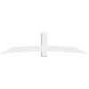 6/12 Pitch Bellingham Smooth Gable Bracket, PVC GBW096X24X0406BEL00PVC