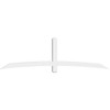 7/12 Pitch Bellingham Smooth Gable Bracket, PVC GBW096X28X0404BEL00PVC