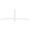 9/12 Pitch Bellingham Smooth Gable Bracket, PVC GBW096X36X0204BEL00PVC