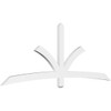 9/12 Pitch Davenport Smooth Gable Bracket, PVC GBW096X36X0204DAV00PVC