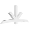 11/12 Pitch Alberta Smooth Gable Bracket, PVC GBW096X44X0606ALB00PVC