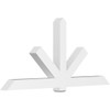 11/12 Pitch Kennewick Smooth Gable Bracket, PVC GBW096X44X0606KEN00PVC