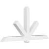 12/12 Pitch Kennewick Smooth Gable Bracket, PVC GBW096X48X0606KEN00PVC