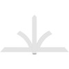 13/12 Pitch Redmond Smooth Gable Bracket, PVC GBW096X52X0206RED00PVC