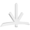 13/12 Pitch Alberta Smooth Gable Bracket, PVC GBW096X52X0406ALB00PVC