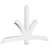 13/12 Pitch Davenport Smooth Gable Bracket, PVC GBW096X52X0406DAV00PVC